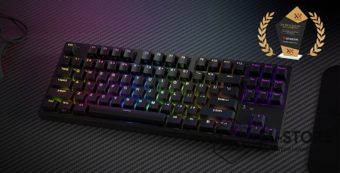 GENESIS GENESIS Thor 404 TKL klawiatura Gaming USB QWERTY Amerykański międzynarodowy Czarny