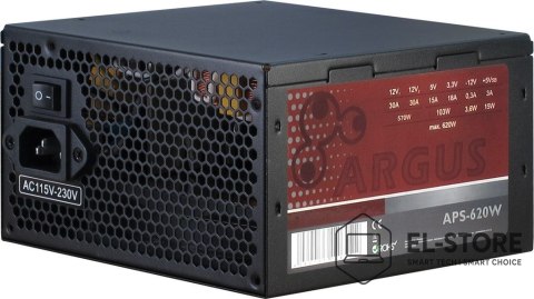 Inter-Tech Inter-Tech Argus APS moduł zasilaczy 620 W 20+4 pin ATX ATX Czarny