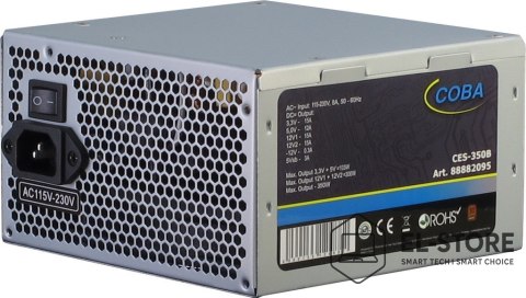 Inter-Tech Inter-Tech Coba CES-350B moduł zasilaczy 350 W 20+4 pin ATX ATX Srebrny