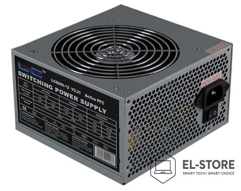 LC-POWER Zasilacz LC-POWER LC600H-12 (600 W; Aktywne; 120 mm)