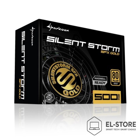 Sharkoon Sharkoon SilentStorm SFX Gold moduł zasilaczy 500 W 20+4 pin ATX Czarny