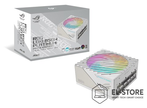 ASUS Zasilacz Asus ROG LOKI 850P WHITE SFXL