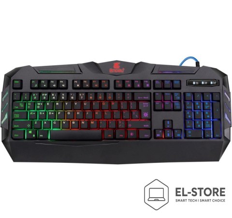 Defender DEFENDER KLAWIATURA GAMINGOWA MEMBRANOWA WEREWOLF GK-120DL PODŚWIETLENIE RGB 45124