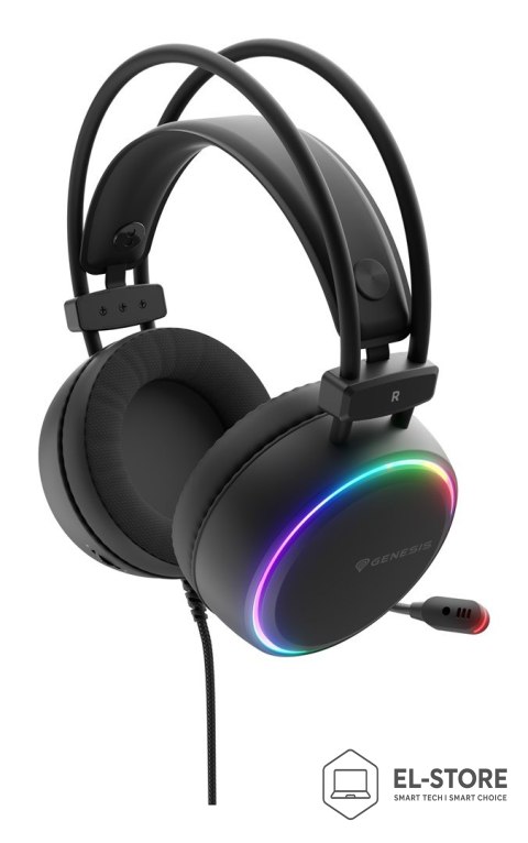 GENESIS Słuchawki/zestaw słuchawkowy GENESIS NSG-2307 przewodowa opaska na głowę gaming USB typu-A czarny