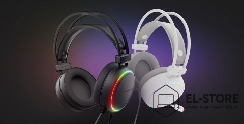 GENESIS Słuchawki/zestaw słuchawkowy GENESIS NSG-2307 przewodowa opaska na głowę gaming USB typu-A czarny