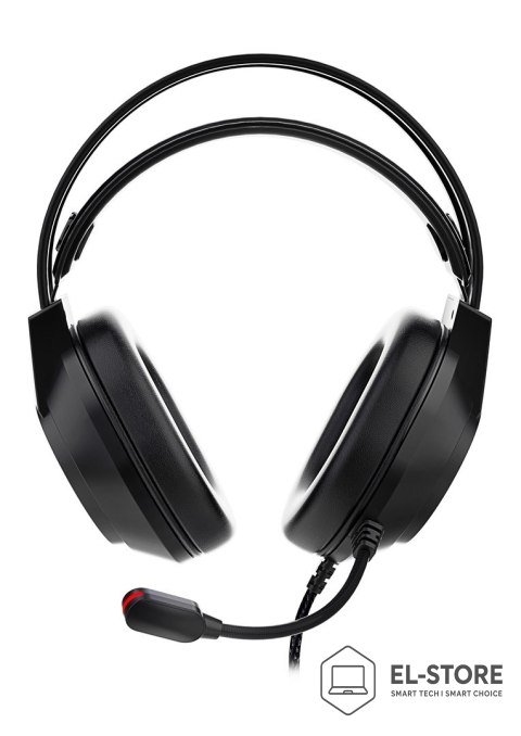 No name Deltaco Gaming GAM-168 słuchawki/zestaw słuchawkowy Przewodowa Opaska na głowę USB Typu-A Czarny
