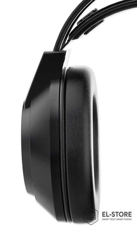 No name Deltaco Gaming GAM-168 słuchawki/zestaw słuchawkowy Przewodowa Opaska na głowę USB Typu-A Czarny