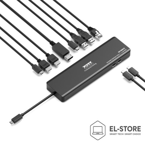 No name Port Designs PORT Connect Mobilna stacja dokująca 1 X 4K USB-C 9 urządzeń 100 W