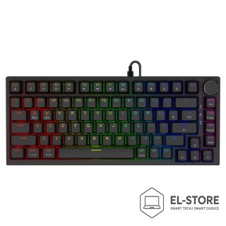 SAVIO SAVIO KLAWIATURA MAGNETYCZNA ASTRAL BLACK OUTEMU WHITE JADE RGB