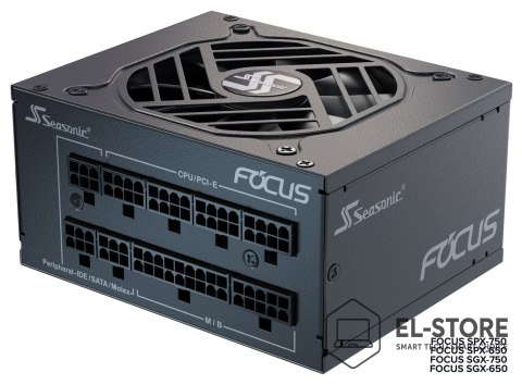 Seasonic Moduł zasilacza Seasonic FOCUS SGX-750 (2021) 750 W 20+4 pin ATX SFX Czarny