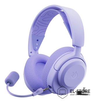 SteelSeries Steelseries Arctis Nova 3P Zestaw słuchawkowy Bezprzewodowy Opaska na głowę Gaming USB Type-C Bluetooth Lawenda
