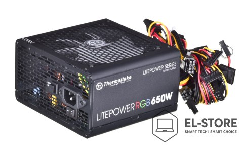 Thermaltake Zasilacz Thermaltake Litepower RGB PS-LTP-0650NHSANE-1 (650 W; Aktywne; 120 mm)
