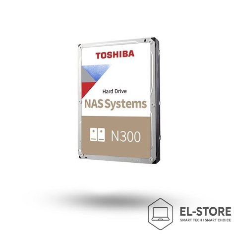 Toshiba Dysk Toshiba 8,9 cm (3,5") 4 TB SATA3 NAS N300 7200 obr./min wewnętrzny luzem