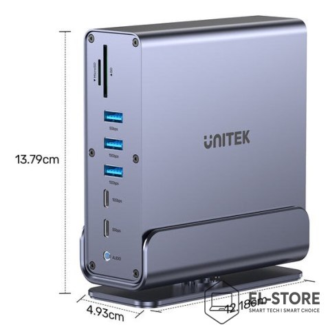 UNITEK Unitek Uniwersalna stacja dokująca DisplayLink 4K x3