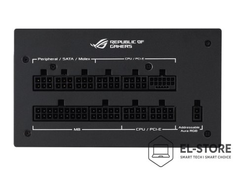 ASUS ASUS ROG Strix 1000W Gold Aura Edition moduł zasilaczy 20+4 pin ATX ATX Czarny