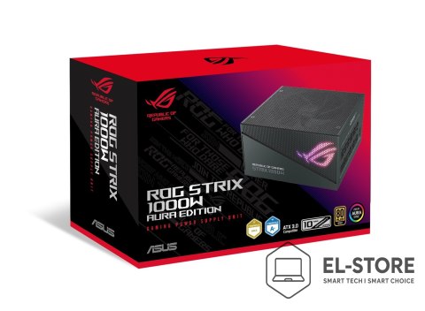 ASUS ASUS ROG Strix 1000W Gold Aura Edition moduł zasilaczy 20+4 pin ATX ATX Czarny