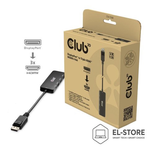 Club 3D Adapter I/O DP do HDMI potrójny CSV-7330 CLUB3D