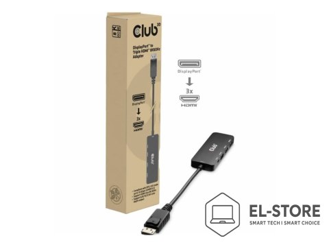 Club 3D Adapter I/O DP do HDMI potrójny CSV-7330 CLUB3D