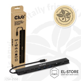 Club 3D Stacja dokująca NB ACC 10w1 USB-C 140W CSV-2550 CLUB3D