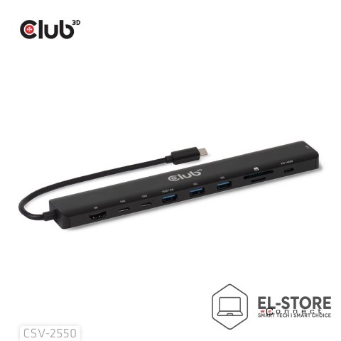 Club 3D Stacja dokująca NB ACC 10w1 USB-C 140W CSV-2550 CLUB3D