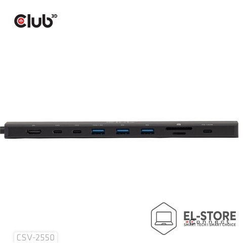 Club 3D Stacja dokująca NB ACC 10w1 USB-C 140W CSV-2550 CLUB3D