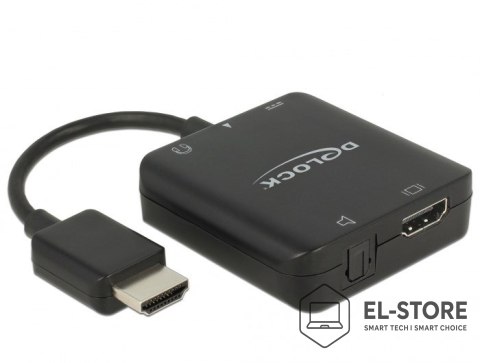 DELOCK DeLOCK 63276 adapter kablowy HDMI Typu A (Standard) Czarny