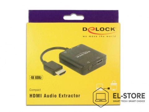 DELOCK DeLOCK 63276 adapter kablowy HDMI Typu A (Standard) Czarny