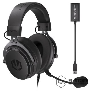 ENDORFY ENDORFY VIRO Plus USB Zestaw słuchawkowy Przewodowa Opaska na głowę Muzyka/dzień powszedni Czarny