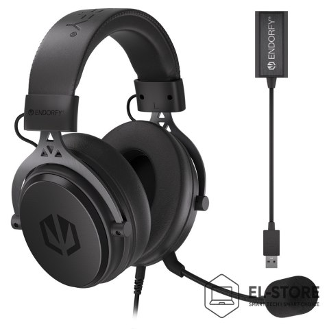 ENDORFY ENDORFY VIRO Plus USB Zestaw słuchawkowy Przewodowa Opaska na głowę Muzyka/dzień powszedni Czarny