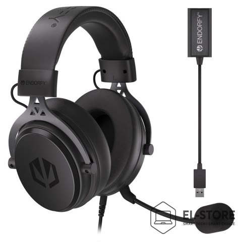 ENDORFY ENDORFY VIRO Plus USB Zestaw słuchawkowy Przewodowa Opaska na głowę Muzyka/dzień powszedni Czarny