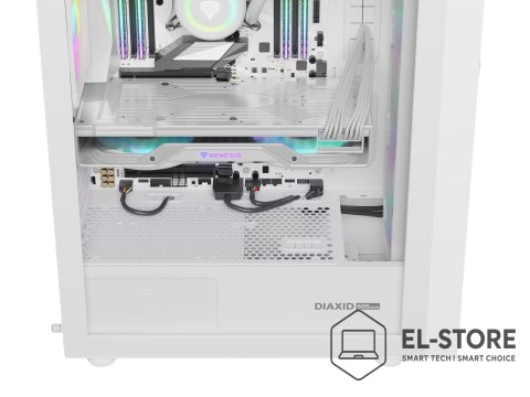 GENESIS OBUDOWA GENESIS DIAXID 605 ARGB MIDI TOWER Z OKNEM USB-C BIAŁA