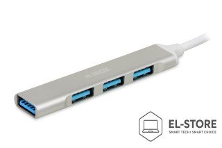 IBOX HUB I-BOX 4-PORTOWY USB3.0 + USB 2.0, SLIM