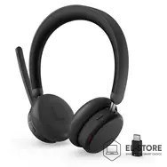 Lenovo Lenovo 6550 Zestaw słuchawkowy Bezprzewodowy Opaska na głowę Biuro/centrum telefoniczne USB Type-C Bluetooth Czarny