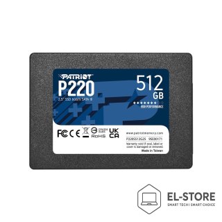 Patriot Memory SSD PATRIOT P220 512GB SATA3 2,5"