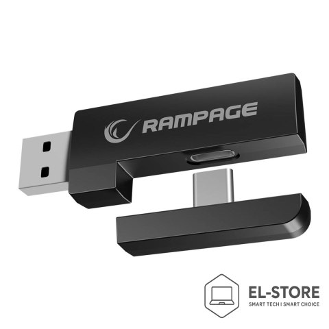 RAMPAGE RAMPAGE SŁUCHAWKI BEZPRZEWODOWE NAUSZNE RETSU czarne