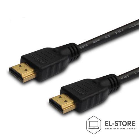 SAVIO Kabel SAVIO cl-01 (HDMI - HDMI ; 1,5m; kolor czarny)