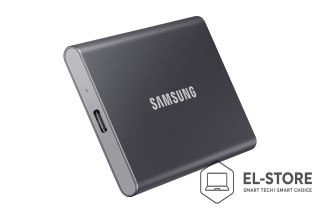 Samsung Dysk Samsung SSD T7 Portable 2TB MU-PC2T0T/WW szary