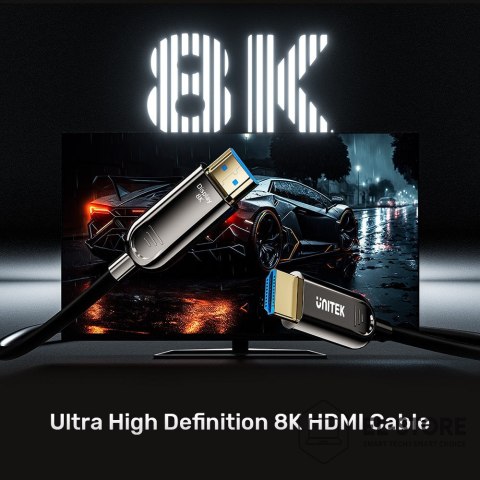 UNITEK UNITEK C11085GY01-50M kabel HDMI HDMI Typu A (Standard) Czarny