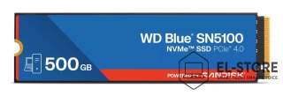 WD Western Digital WD Blue SN5100 500 GB M.2 PCI Express 4.0 NVMe QLC 3D NAND