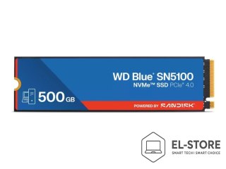 WD Western Digital WD Blue SN5100 500 GB M.2 PCI Express 4.0 NVMe QLC 3D NAND