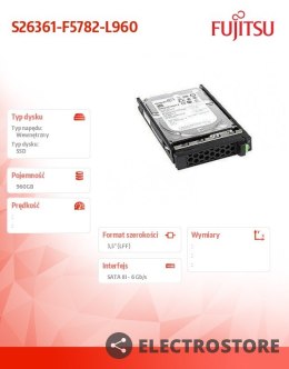 Fujitsu Dysk SSD SATA 6G 960GB RI S26361-F5782-L960