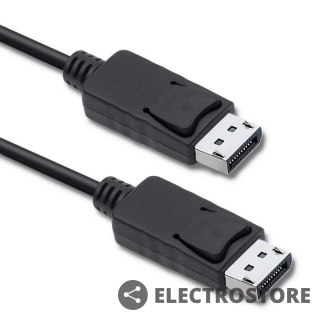 Qoltec Kabel DisplayPort v1.2 męski | DisplayPort v1.2 męski | 4K | 1.5m