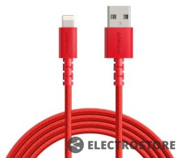 Anker Kabel PowerLine Select+ USB-A - LTG 6ft czerwony