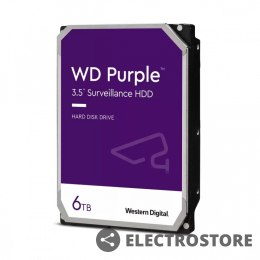 Western Digital Dysk WD Purple 6TB 3,5 128MB SATA 5640RPM WD62PURZ