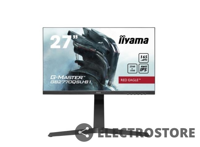 IIYAMA Monitor 27 cali GB2770QSU-B1 0.5ms,IPS,DP,HDMI,165Hz,400cd/m2,USBx2