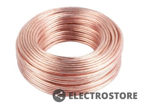 Lanberg Kabel głośnikowy 2x1.5mm2 25m przezroczysty