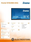 IIYAMA Monitor wielkoformatowy 75 cala TE7502MIS-B1AG INFRARED,4K,IPS,Wifi,iiWare9.0