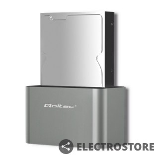 Qoltec Stacja dokująca dysków HDD/SSD | 2.5"/3.5" SATA | USB 3.0