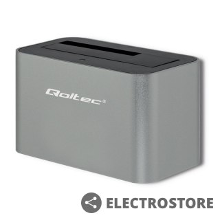 Qoltec Stacja dokująca dysków HDD/SSD | 2.5"/3.5" SATA | USB 3.0