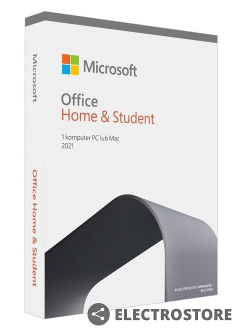Microsoft Office Home & Student 2021 PL P8 Win/Mac 32/64bit Medialess Box 79G-05418
